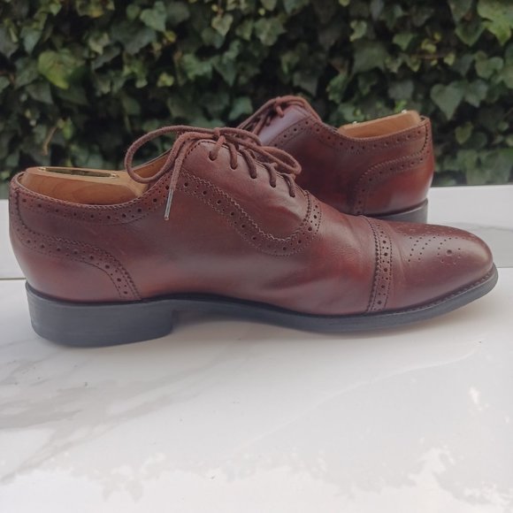 Charles Tyrwhitt Brogue Cap Toe Oxfords Men's US Size 9 F - Picture 9 of 12